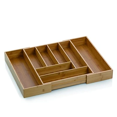 Afbeelding van Bestekbak uitschuifbaar 35 cm x 43 cm, Bamboe Kela Kalma