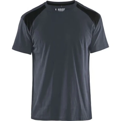 Image de T shirt gris foncé/noir