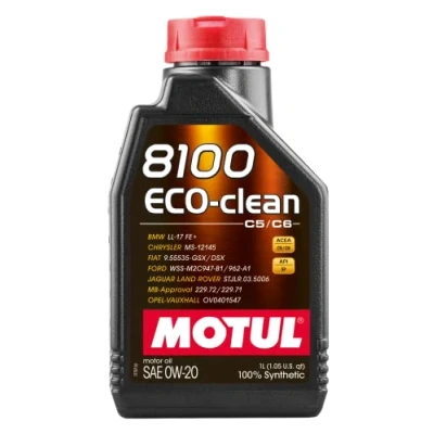Afbeelding van Motul ECO CLEAN 0W 20 1L Motorolie 108813 BMW: 3 Saloon, 1 Hatchback, Touring, OPEL: Insignia B Grand Sport, Corsa E Astra J Hatchback