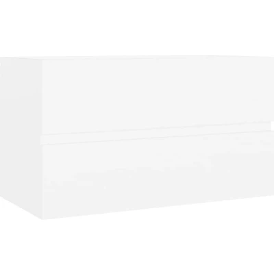 Afbeelding van Wastafelkast 80x38,5x45 cm spaanplaat wit