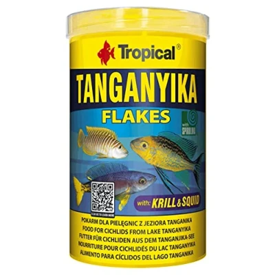 Afbeelding van Tropical Tanganyika Vlokvoer Aquarium Visvoer 1 Liter