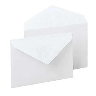 Afbeelding van 100 witte enveloppen formaat 9 (14 x cm)