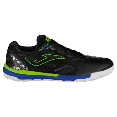Afbeelding van Joma LIGA 5 Zaalvoetbalschoenen, Heren, Maat: 40, Black/semi yellow/blue Textiel/ synthetisch