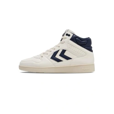 Afbeelding van Hummel ST Power PLAY MID Sneakers hoog, Maat: 37, Marshmallow black iris Kunststof