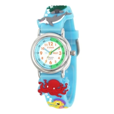 Afbeelding van Ravel Kinderen leren het tijdhorloge, Navy Blauw, Armband