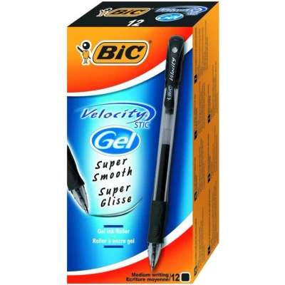 Image de Roller Encre Gel 0,7 Mm Bic Velocity noir