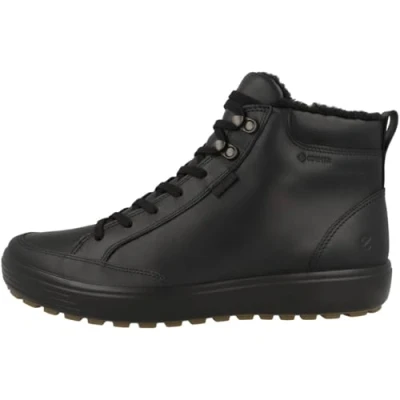 Afbeelding van ECCO Soft 7 Tred M Mid GTX Veterschoenen voor heren, zwart.