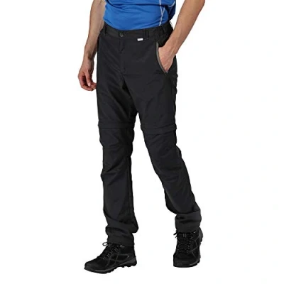 Afbeelding van Regatta Leesville Zip off II Outdoorbroek Mannen Grijs
