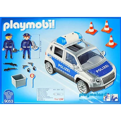 Afbeelding van PLAYMOBIL® Off roadvoertuig van de politie met licht en geluid P 9053
