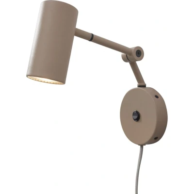Afbeelding van it&#039;s about RoMi Wandlamp Montreux Grijs 10.5x21.5x18cm