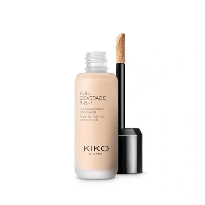 Image de KIKO Milano Full Coverage 2 in 1 Foundation &amp; Concealer 01 WR 01, Fond De Teint/Correcteur En À Couvrance Élevée