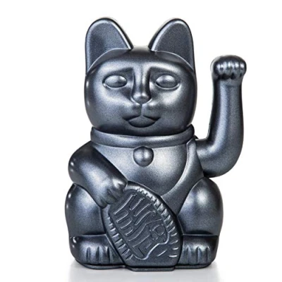 Afbeelding van Donkey Wuivende Kat Lucky Cat Maneki Neko galaxy metallic