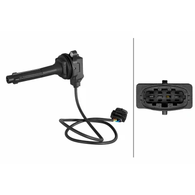 Afbeelding van HELLA 5DA 358 290 721 Bobine 3 polig 12V Aansluituitvoering SAE