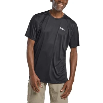 Afbeelding van Jack Wolfskin TECH Sport Tshirt, Heren, Maat: Small, Phantom