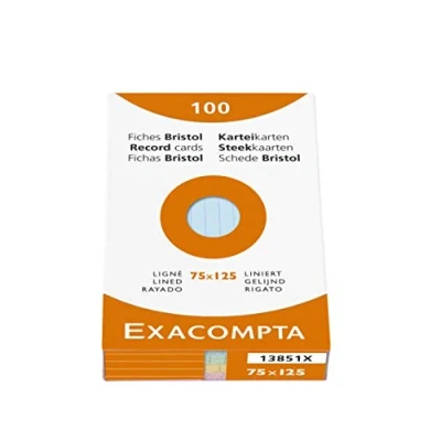 Afbeelding van Exacompta 13851X 10x ETUI 100 F. BRISTOL