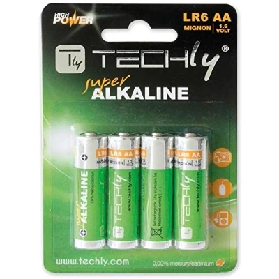 Afbeelding van Techly LR06 AA 1.5V Single use battery Alkaline 1,5 V