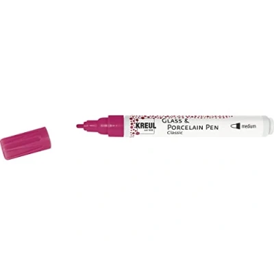 Afbeelding van Hobby Line Toermalijn Roze Porcelain Pen Glas en porseleinstift op waterbasis geschikt voor glas, porselein, metaal keramiek
