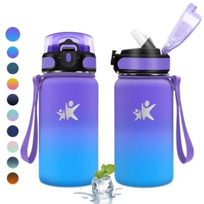 Afbeelding van KollyKolla 500 ml thermosfles, lekvrij, thermosfles met rietje, herbruikbaar, gemakkelijk te reinigen, BPA vrij, fles voor kinderen, volwassenen, camping, school, kantoor
