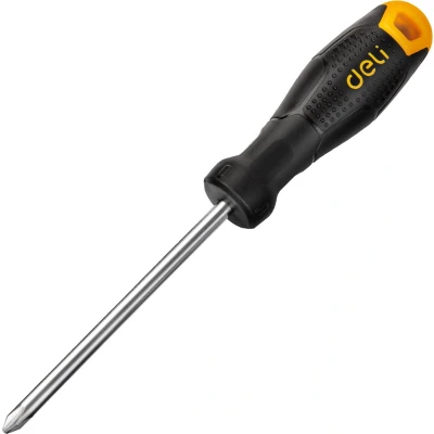 Afbeelding van Deli Philips Schroevendraaier PH2x100mm Tools EDL626100 (Zwart) [Gereedschappen Deli]