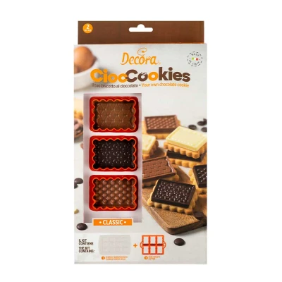 Afbeelding van Koekjes Uitsteker Set Chocolade Biscuits 2 delig