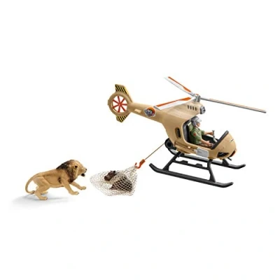 Afbeelding van Schleich wild life reddingshelikopter dieren