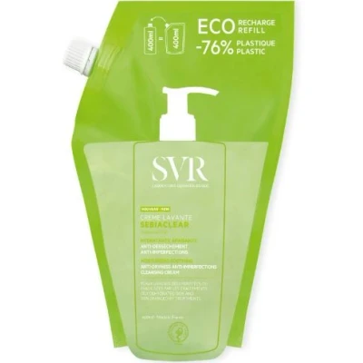 Afbeelding van SVR Sebiaclear Creme Lavante Eco Recharge Crème 400ml