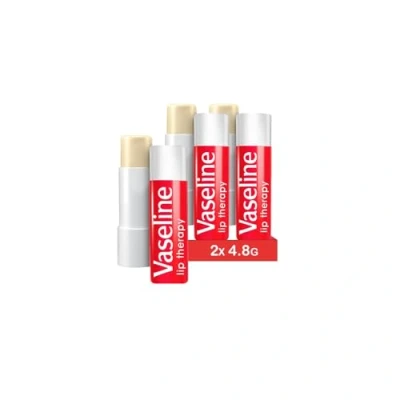 Afbeelding van Vaseline Lip Therapy Rosy Lot de 2 baumes à lèvres teintés avec amande et huile rose