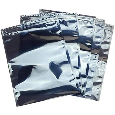 Afbeelding van esd 100 stuks antistatische zakken 15 x 20 cm beschermende Ziplock hersluitbare verpakking voor computeraccessoires en elektronische apparaten