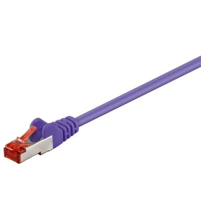 Image de Cat 6 750 lc sstp pimf violett 7.5m goobay 95530