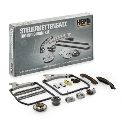 Afbeelding van HEPU 21 0565 Distributiekettingset Met tussenastandwiel, krukastandwiel Tandketting, Gesloten ketting, Simplex MERCEDES BENZ: C Class Saloon