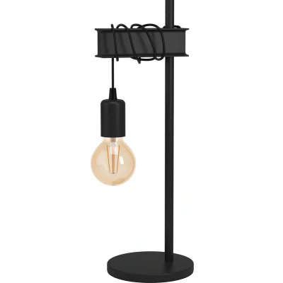Afbeelding van EGLO Townshend 6 Tafellamp E27 50 cm Zwart