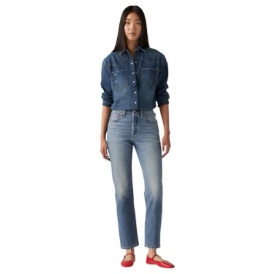 Image de Levi&#039;s 501 Crop Scanned Answers, 27W / 26L