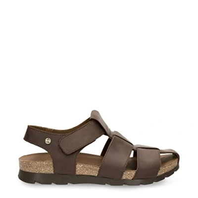 Afbeelding van Panama Jack Stanley platte sandalen voor heren, Bruin C6