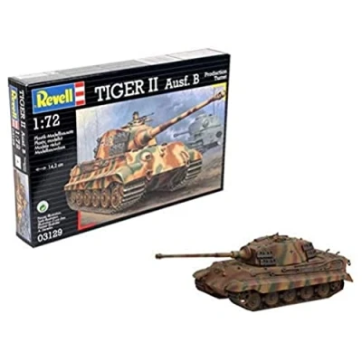 Afbeelding van 1:72 Revell 03129 Tiger II Ausf.B Tank Plastic Modelbouwpakket