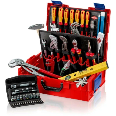 Afbeelding van Knipex L BOXX Gereedschapskoffer (met inhoud) 52 delig Sanitair (l x b h) 357 442 151 mm