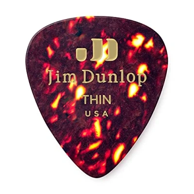 Afbeelding van Dunlop Genuine Plektrum thin Shell 483, 12er set Plectrum
