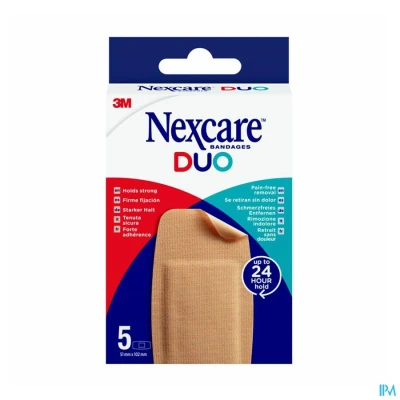 Image de Nexcare 3m Duo Pansement Maxi 51x102mm 5