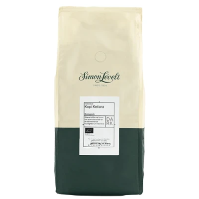 Afbeelding van Simon Lévelt 250 gr Versgemalen koffiebonen Kopi Ketiara