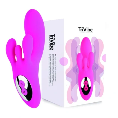 Afbeelding van FeelzToys TriVibe G Spot Vibrator met Clitorale &amp; Labia Stimulatie Roze