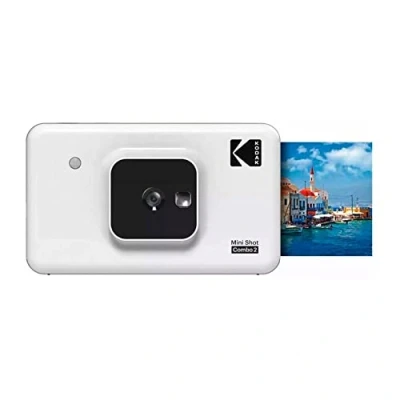 Image de KODAK Mini Shot Combo 2 C210 Appareil Photo Instantane (Format 53 x 86 cm 21 34 &#039;&#039; Écran LCD 17&#039;&#039; Bluetooth 8 photos incluses)