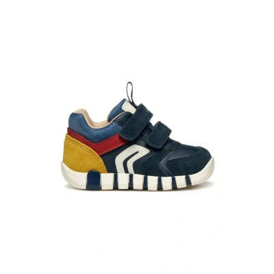 Afbeelding van Geox Iupidoo Sneakers laag voor kinderen, Maat: 25, Navy dark red Schoenen