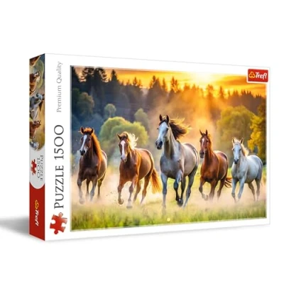 Afbeelding van Trefl Puzzle 1500 Pferde (1500 onderdelen)