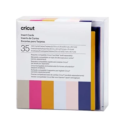 Afbeelding van Cricut S40 Insteekkaarten 12,1x12,1cm Sensei (35 stuks)