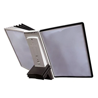 Afbeelding van Durable Sherpa Table 10 uitbreidingsmodule voor ref. D563200: set van zichtpanelen grijs/zwart bureaustandaard