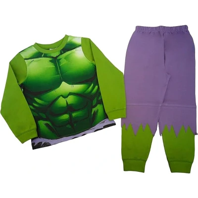 Afbeelding van Marvel Hulk pyjama voor jongens, Groen, maat 2 8 jaar, 7 jaar