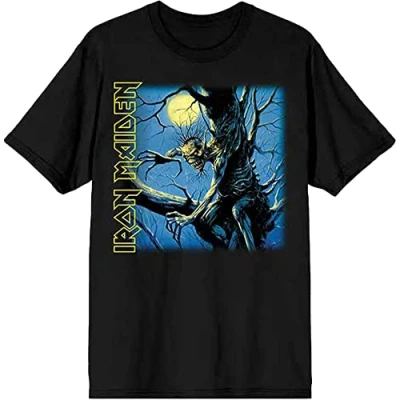 Afbeelding van Iron Maiden Fear Of The Dark Album Tracklisting Heren T shirt M Zwart