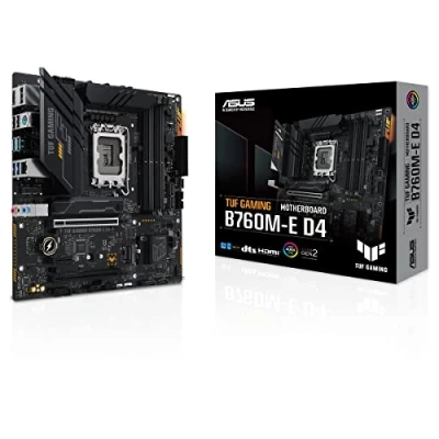 Afbeelding van Asus TUF GAMING B760M E D4 Moederbord Socket Intel 1700 Vormfactor Micro ATX chipset Intel® B760