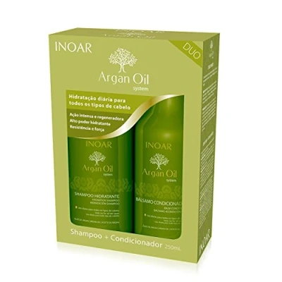 Afbeelding van Inoar Argan shampoo en conditioner set