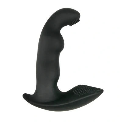 Afbeelding van Dynamic Duke Geribbelde Prostaat Vibrator Zwart