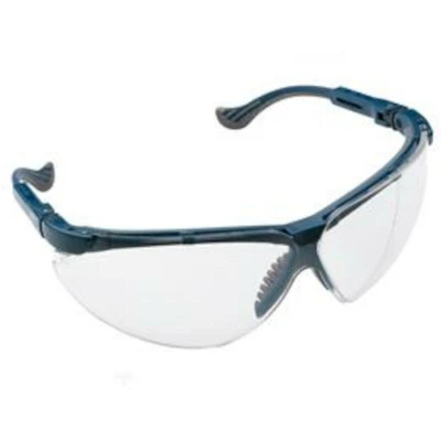 Afbeelding van HONEYWELL XC F veiligheidsbril met blauw frame en heldere lens 1011027HS